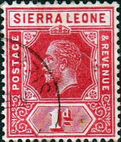 Sierra Leone 1912 King George V SG 113a Fine Used