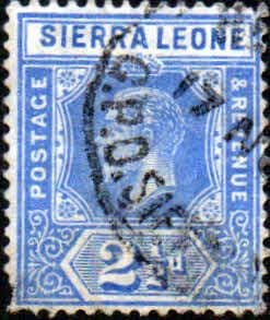 Sierra Leone 1912 King George V SG 116a Fine Used