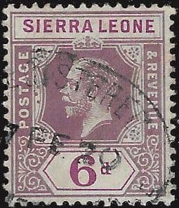Sierra Leone 1912 King George V SG 119 Fine Used