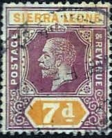 Sierra Leone 1912 King George V SG 120 Fine Used