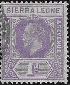 Sierra Leone 1921 King George V SG 132 Fine Used