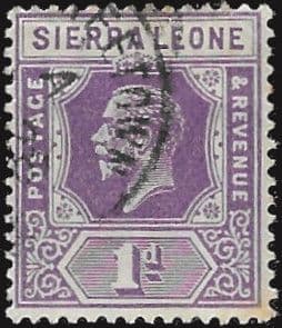 Sierra Leone 1921 King George V SG 132a Fine Used