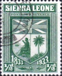 Sierra Leone 1933 King George V Abolition of Slavery and of Death of William Wilber SG 168 Fine Used