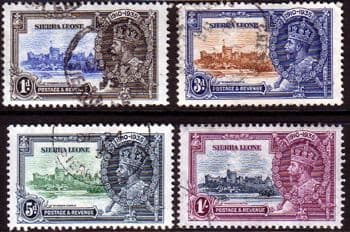 Sierra Leone 1935 King George V Silver Jubilee Set Fine Used