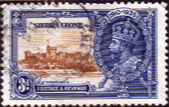 Sierra Leone 1935 King George V Silver Jubilee SG 182 Fine Used