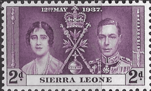Sierra Leone 1937 Coronation SG 186 Fine Mint