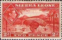Sierra Leone 1938 SG 191a Rice Harvesting Fine Mint