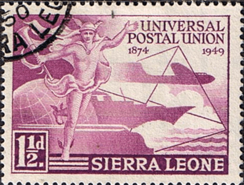 Sierra Leone 1949 Universal Postal Union SG 205 Used