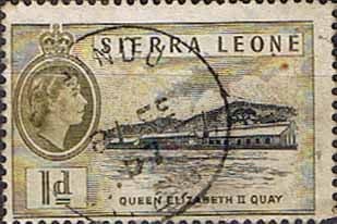 Sierra Leone 1956 SG 211 Queen Elizabeth II Quey Fine Used