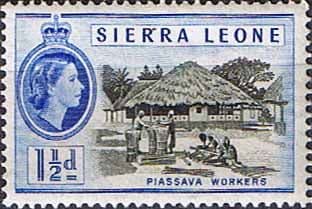 Sierra Leone 1956 SG 212 Piassava Workers Fine Mint