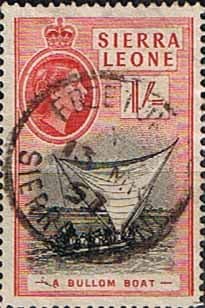 Sierra Leone 1956 SG 217 A Bullom Boat Fine Used