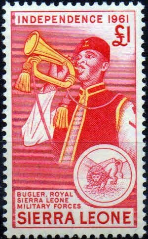 Sierra Leone 1961 SG 235 Bugler Fine Mint
