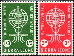 Sierra Leone 1962 Against Malaria Set Fine Mint
