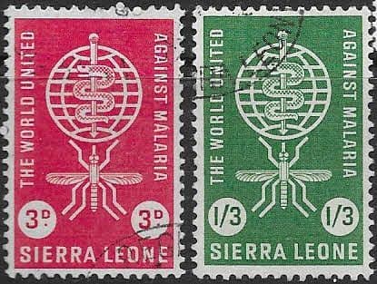 Sierra Leone 1962 Against Malaria Set Fine Used