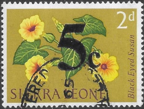 Sierra Leone 1964 Independence Surcharges SG 331 Fine Used