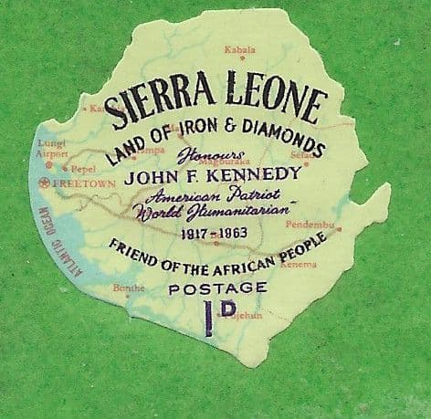 Sierra Leone 1964 John F Kennedy SG 299 Fine Mint