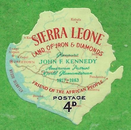 Sierra Leone 1964 John F Kennedy SG 301 Fine Mint