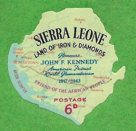 Sierra Leone 1964 John F Kennedy SG 302 Fine Mint