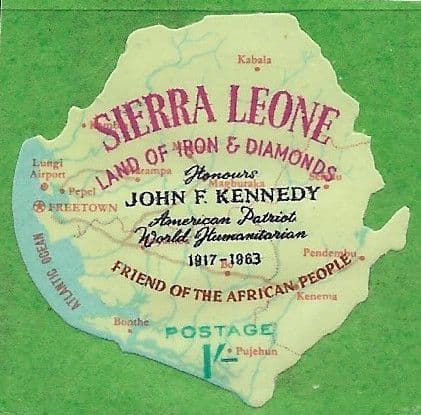 Sierra Leone 1964 John F Kennedy SG 303 Fine Mint