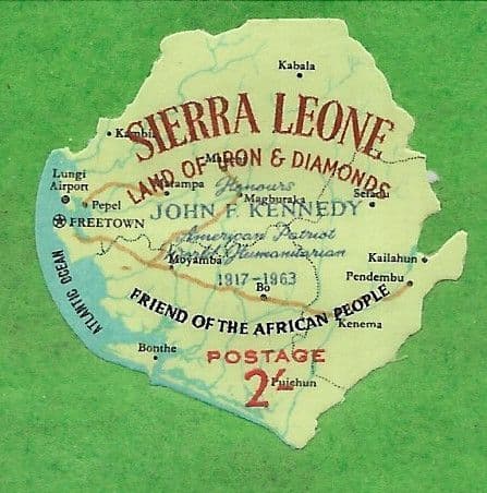 Sierra Leone 1964 John F Kennedy SG 304 Fine Mint