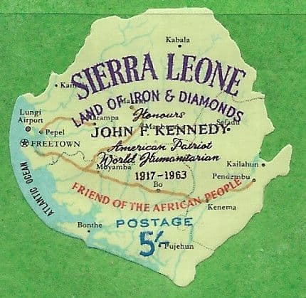 Sierra Leone 1964 John F Kennedy SG 305 Fine Mint