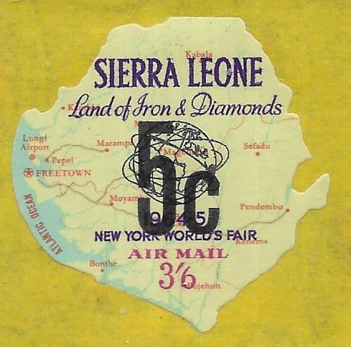 Sierra Leone 1964 John World Fair Decimal Surcharge SG 362 Fine Mint