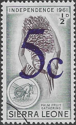 Sierra Leone 1964 Surcharges SG 316 Fine Used
