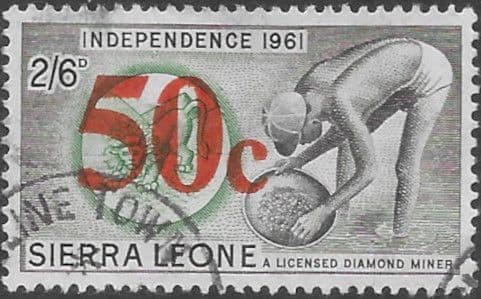 Sierra Leone 1964 Surcharges SG 321 Fine Used