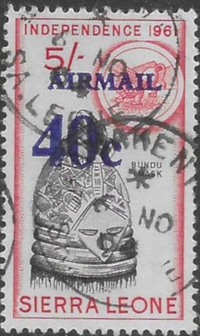 Sierra Leone 1964 Surcharges SG 325 Fine Used