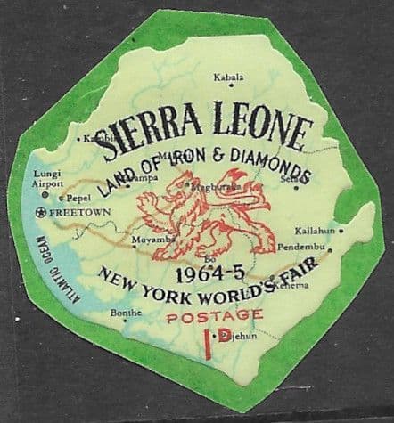 Sierra Leone 1964 Worlds Fair SG 285 Fine Mint