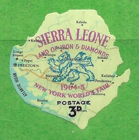 Sierra Leone 1964 Worlds Fair SG 286 Fine Mint