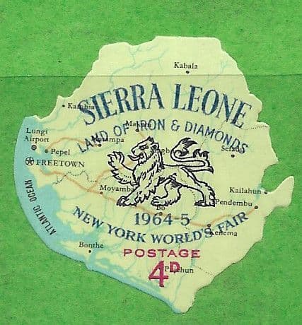 Sierra Leone 1964 Worlds Fair SG 287 Fine Mint