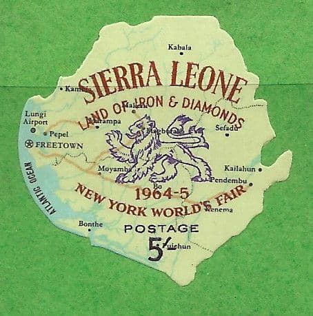 Sierra Leone 1964 Worlds Fair SG 291 Fine Mint