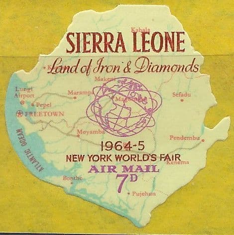 Sierra Leone 1964 Worlds Fair SG 292 Fine Mint