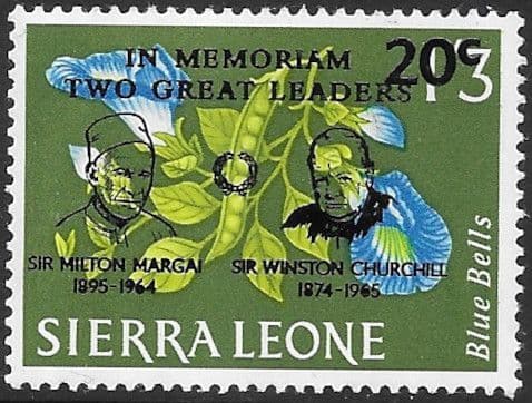Sierra Leone 1965 Churchill SG 369 Fine Mint