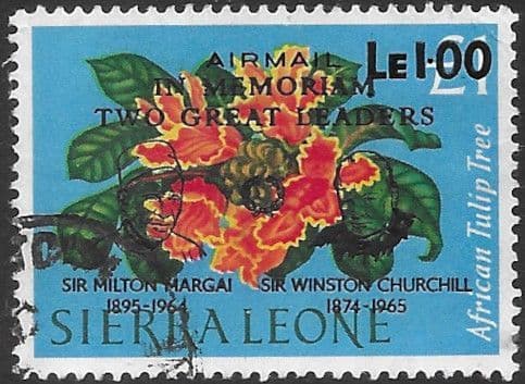 Sierra Leone 1965 Churchill SG 375 Fine Used