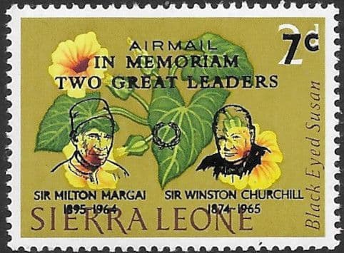 Sierra Leone 1965 Two Great Leaders Churchill SG 372 Fine Mint