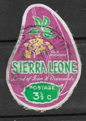 Sierra Leone 1967 Plants Self-adhesive SG 427 Fine Used