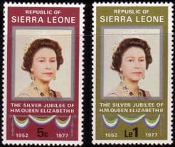 Sierra Leone 1977 Royal Silver Jubilee Set Fine Mint