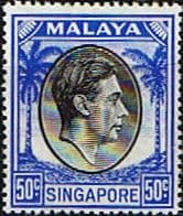 Singapore 1948 King George VI SG 27 Fine Mint