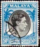 Singapore 1948 King George VI SG 27 Fine Used