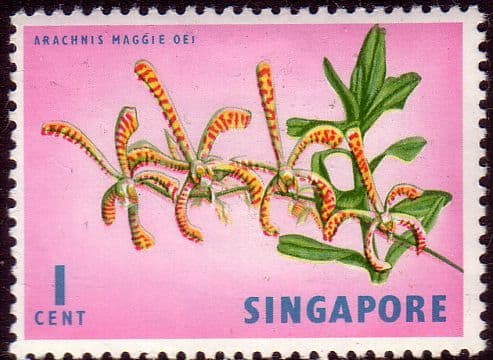 Singapore 1962 SG 63 Orchid Fine Mint