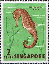 Singapore 1962 SG 64 Seahorse Fine Mint