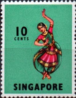 Singapore 1968 SG 105 Bharatha Natyam Fine Mint