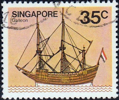 Singapore 1980 Ships SG 370 Fine Used