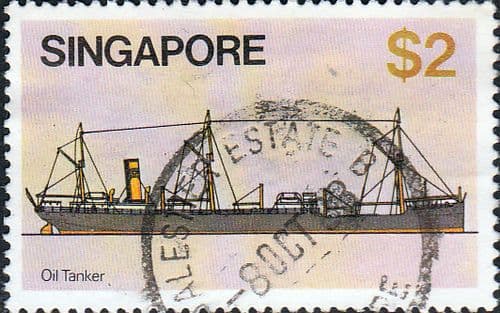 Singapore 1980 Ships SG 374 Fine Used