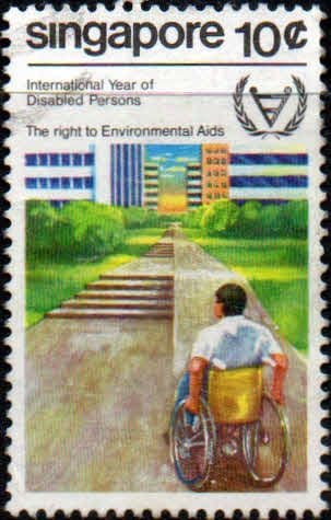 Singapore 1981 International Year for Disabled Persons SG 407 Fine Used