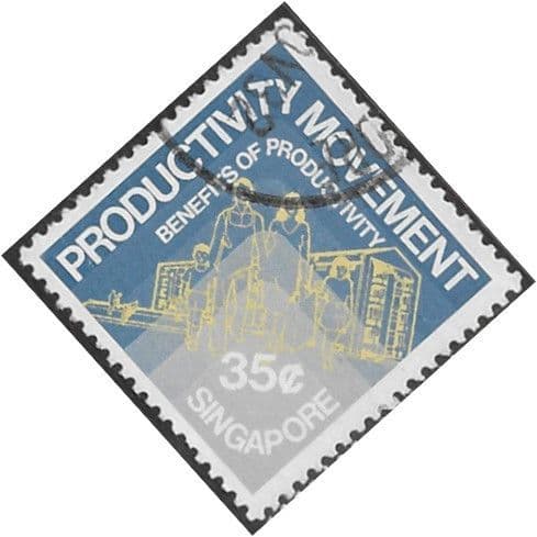 Singapore 1983 Productivity Movement SG 440 Fine Used
