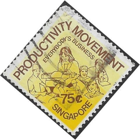 Singapore 1983 Productivity Movement SG 442 Fine Used