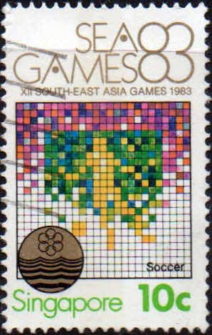 Singapore 1983 South-East Asia Games SG 447 Fine Used